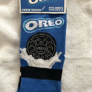 Oreo Blue Crew Socks